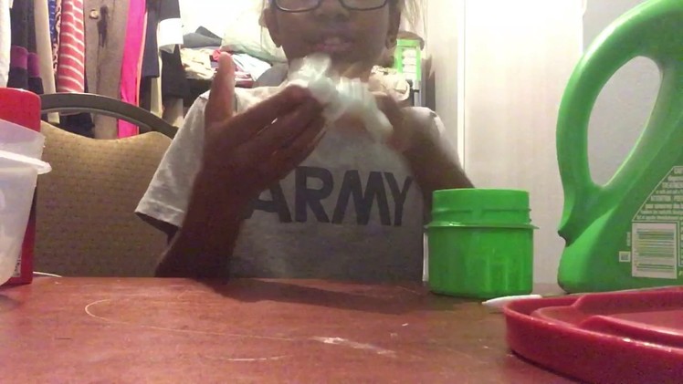 How to make slime with gain glue and shaving cream