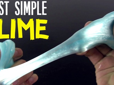 Most Simple SLIME in the World! How to make DIY slime using 2 INGREDIENTS only