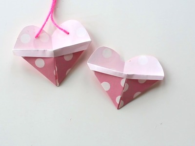 Origami Heart Pocket Necklaces