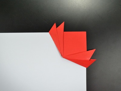 Origami: Lotus Bookmark - Instructions in English (BR)