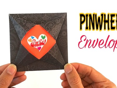 PINWHEEL Envelope Card - DIY | Handmade Origami Tutorial by Paper Folds #711