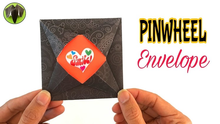 PINWHEEL Envelope Card - DIY | Handmade Origami Tutorial by Paper Folds #711
