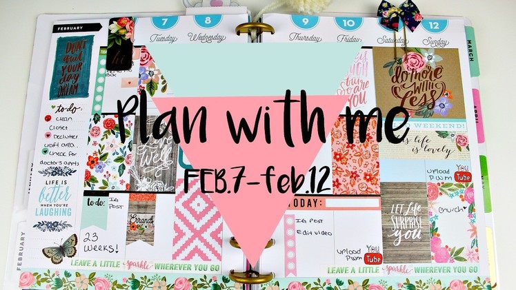 Plan with me| The Happy Planner!
