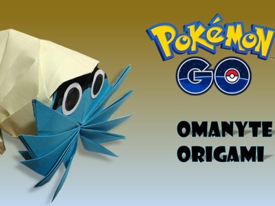 POKEMON - Origami OMANYTE Tutorial DIY origami pokemon omanyte how to make origami easy