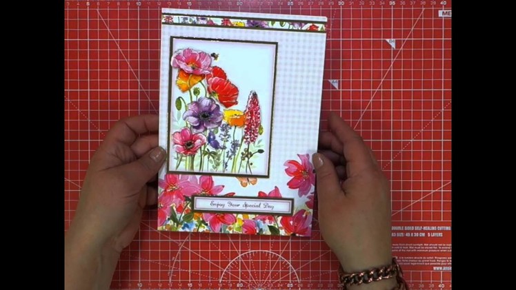Quick and easy die cut decoupage