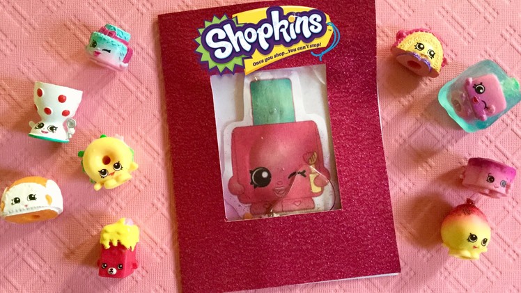 Shopkins shaker card craft tutorial