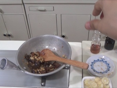 Stir Fry Vegetables & Meat (ASMR) (minifood) (DIY craft tiny food) (Miniature Cooking)