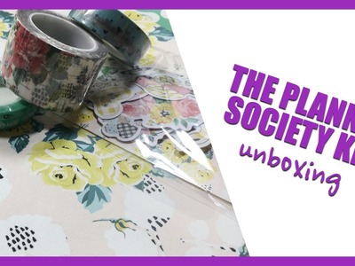 Unboxing The Planner Society Kit | January 2017