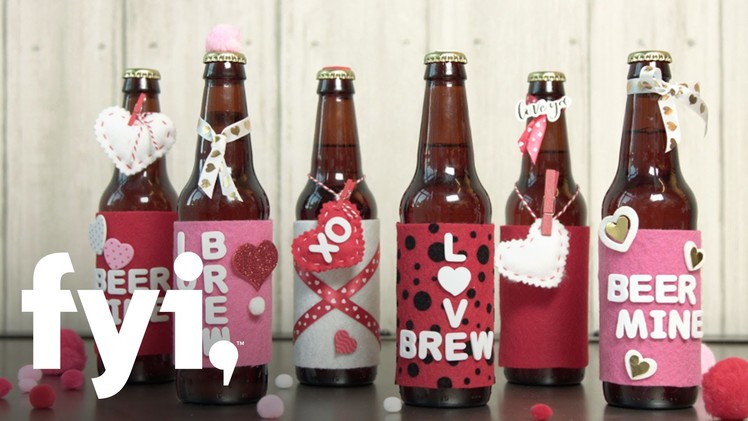 Valentine's Day DIY: Love-Brew Labels | FYI