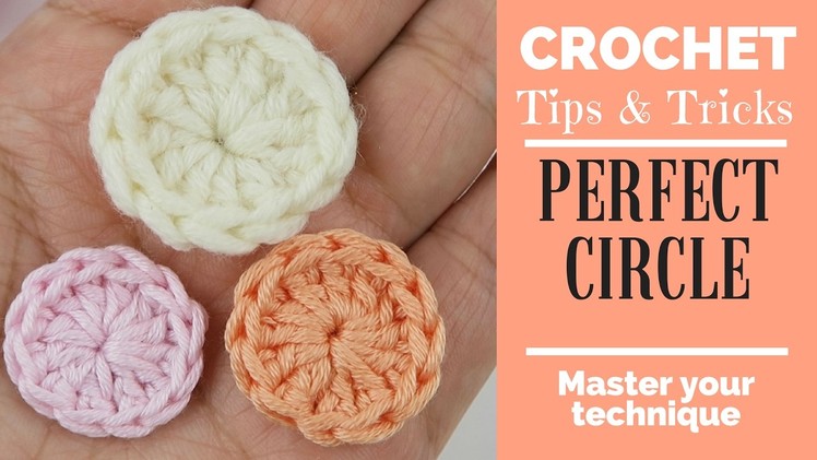 Crochet Quick tip #1: HOW TO CLOSE A CROCHET CIRCLE SO THE JOIN IS SEEMLESS