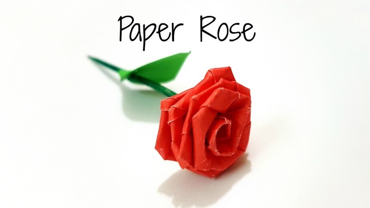 DIY Paper Rose.How to make small paper rose with paper strips.Paper Craft.Diy Paper Flower