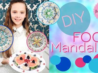 DIY your own FOOD MANDALA | Pink Pie Factory | Lara-Marie | Sprinkles, Candies, Fruits & Edible Glue
