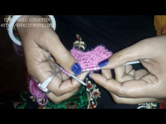 Easy knitting in Hindi design no 1