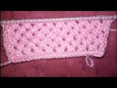 Easy Single Color Knitting Design No.18| Hindi