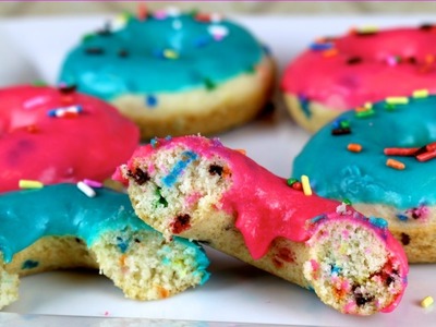 FunFetti Donuts | How to Make Baked Donuts | Sponsored by JORD Wood Watches Giveaway