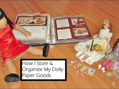 How I Store & Organize Dolly Paper Goods