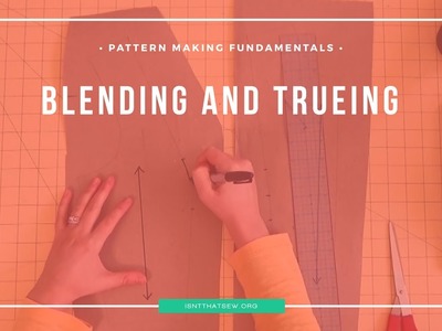How to blend and true a pattern