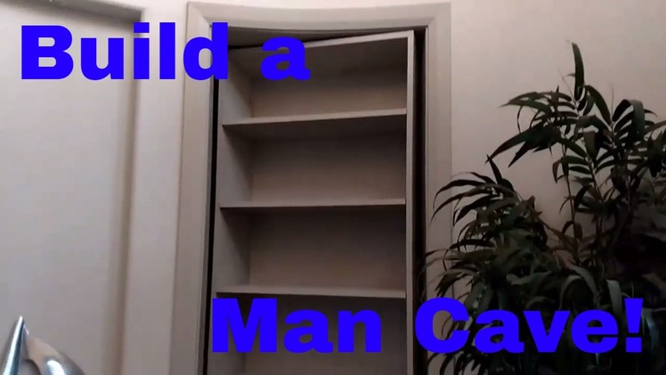 How to build a secret man cave door. Murphy door. DIY finish carpentry.