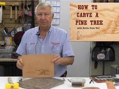 How to Carve a Leather Pine Tree