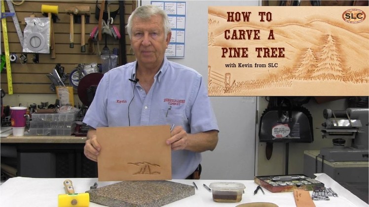 How to Carve a Leather Pine Tree