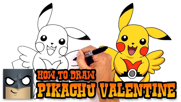 How to Draw Pikachu Valentine | Pokemon Art Tutorial