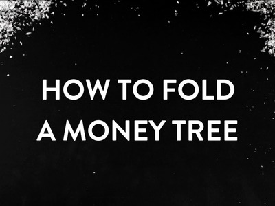 How to Fold A Money Christmas Tree