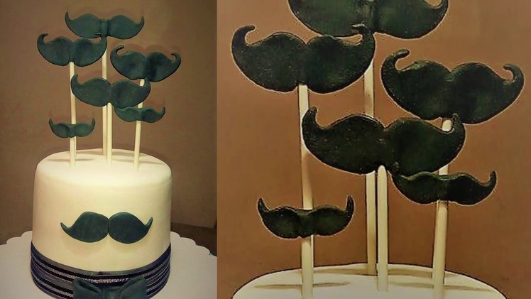 How-to: Fondant Moustache for Cake Decoration