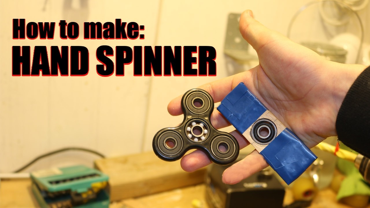 How To Make a HAND SPINNER, FIDGET TOY FOR FREE