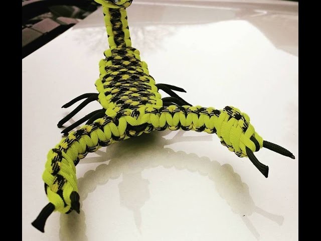 How to make a Paracord Scorpion (Giant sized)