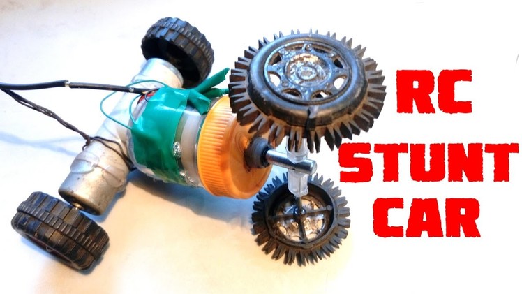 How to Make a Remote Control Stunt Car At Home Easy Way
