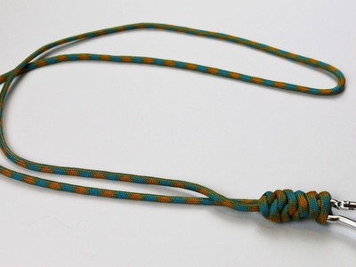 How to make a snake knot paracord lanyard tutorial