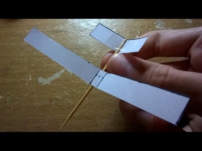 How to make a Toothpick Glider. (diy Toy)