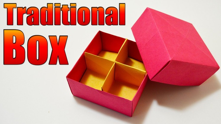 How to make an ORIGAMI BOX (Traditional)