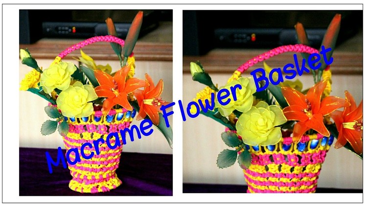 How to make Beautiful Flower basket| Very easy to make|