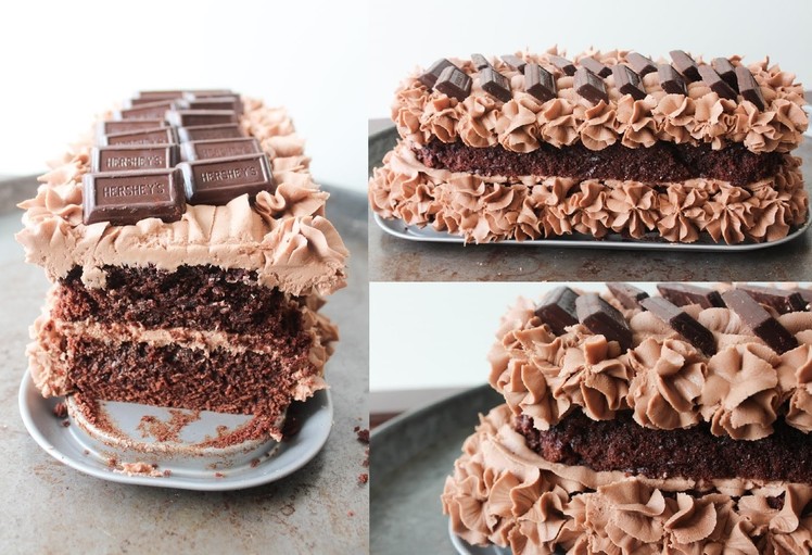 How To Make Chocolate Cake With Baileys Buttercream - By One Kitchen Episode 620