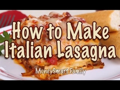 How to Make Classic Italian Lasagna with Meat -in the kitchen with Annette Economides