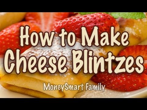 How to make Crepes. Cheese Blintzes for Special Occassions