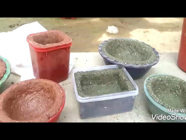 How to make Hypertufa Cantainers (Pots) Part-2 (Hindi)