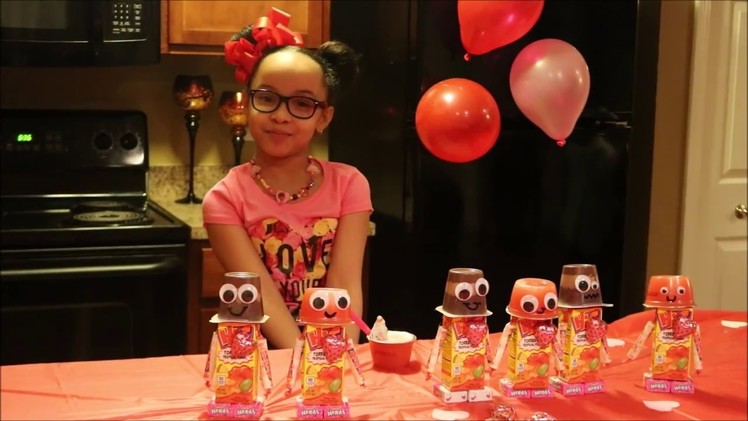 HOW TO MAKE JUICE BOX ROBOTS| WITH ZARIA