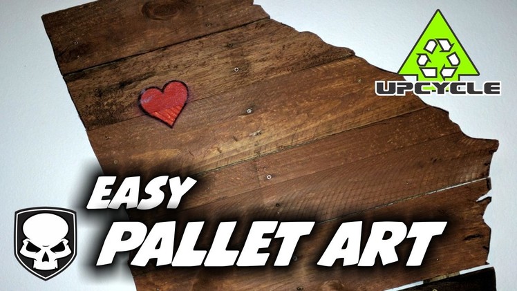 How to Make Pallet Wall Art - Upcycle - HD