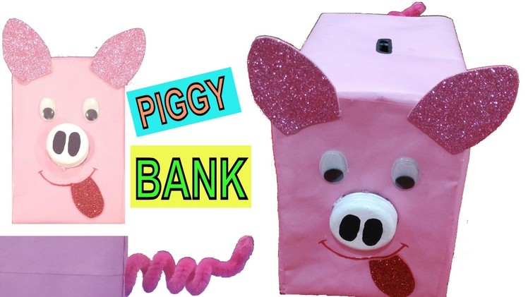 HOW TO MAKE PIGGY BANK  |  BEST OUT OF WASTE COMPETITION IN SCHOOL | PIGGY BANK FOR KIDS |EASY CRAFT