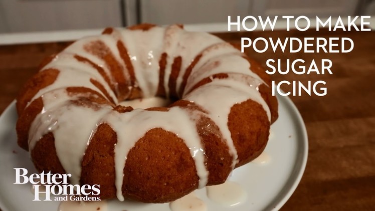 How to Make Powdered Sugar Icing