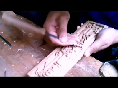 How to make relief carving for beginning woodworking project