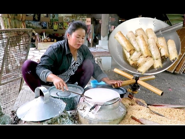 How to Make Spring Roll - Spring Roll Wrappers - Battambang Province