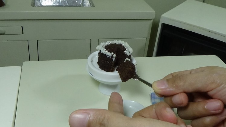 How to make Tiny Edible  Chocolate Cake (Miniature Cooking)  (ASMR cooking sounds) (Mini Food)