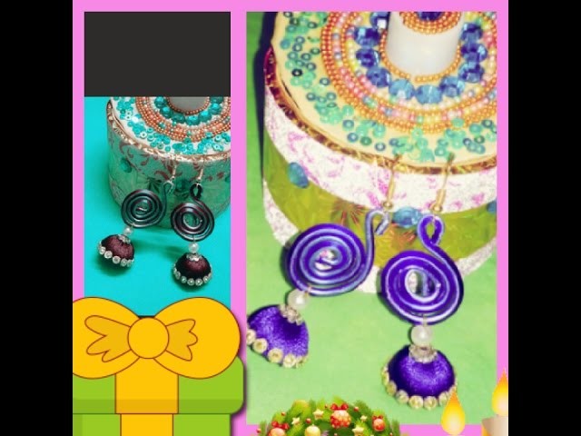 How to make zeo duck earrings in home easy way\gift this festival season