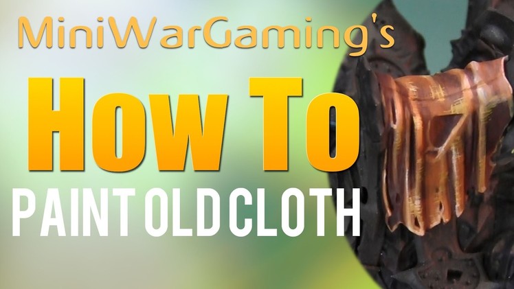 How To: Paint Old Cloth