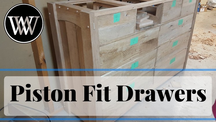 How to Piston Fit Drawer Panels A Hand Tool Woodworking project