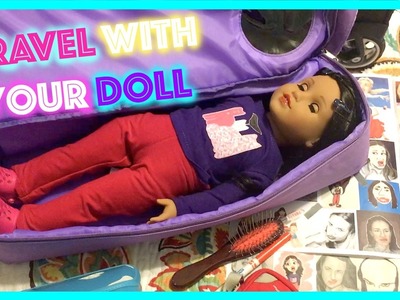 How to Travel with your American Girl Doll | Miranda Sings Live