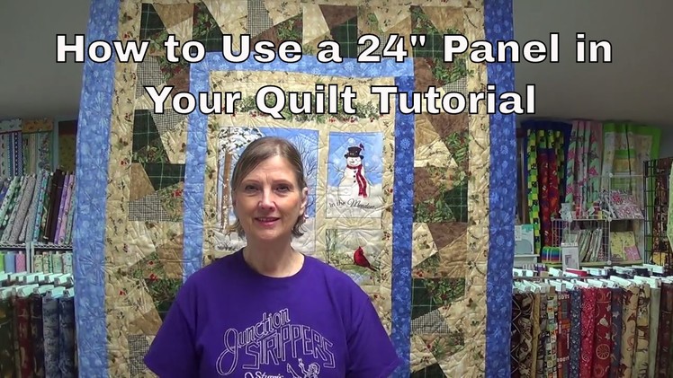 How To Use a 24" Panel in Your Quilt